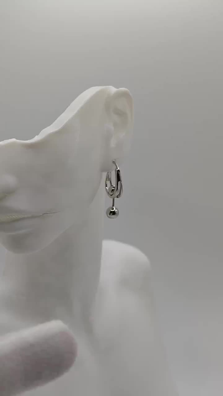 Серебряные серьги