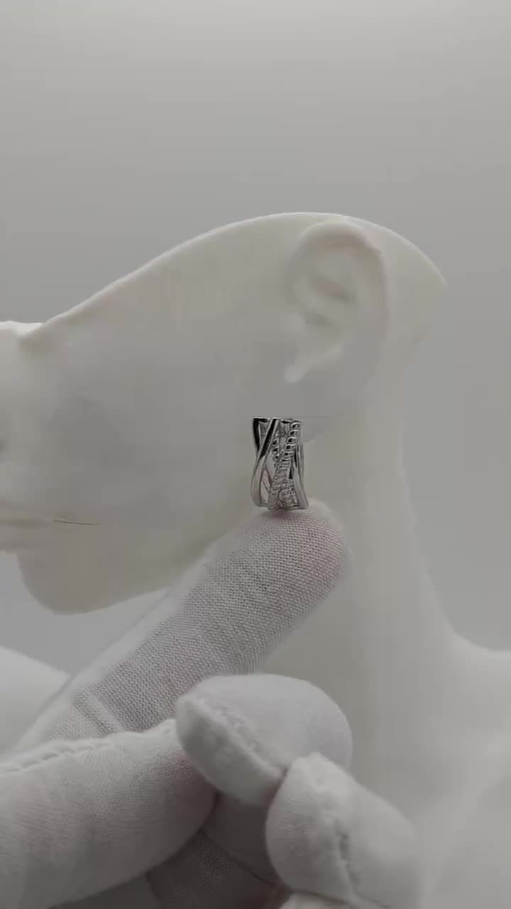 Серебряные серьги